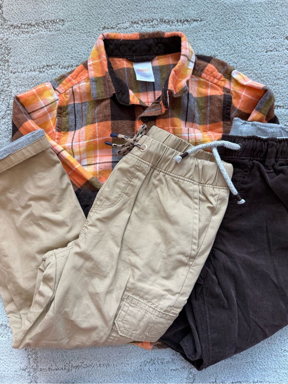 Gymboree Button Up and Pants Boys Bundle Size 4T